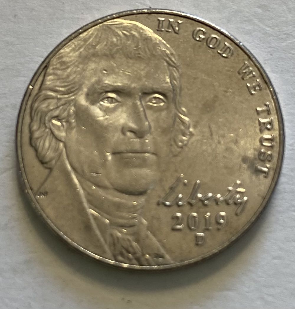 Nickel Jefferson  coin collectible - Main Image 1