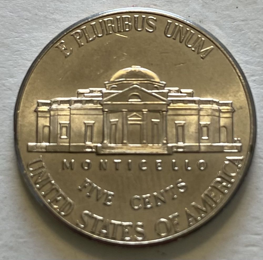 Nickel Jefferson 2022 P  coin collectible - Main Image 2