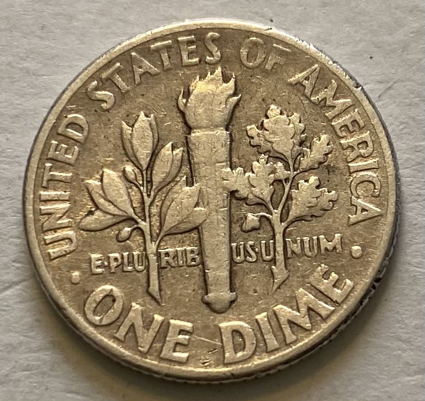 Dime Roosevelt 1946 Silver  coin collectible - Main Image 2