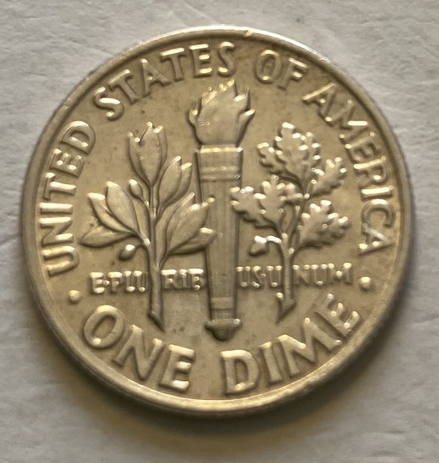 Dime Roosevelt 1962 Silver  coin collectible - Main Image 2