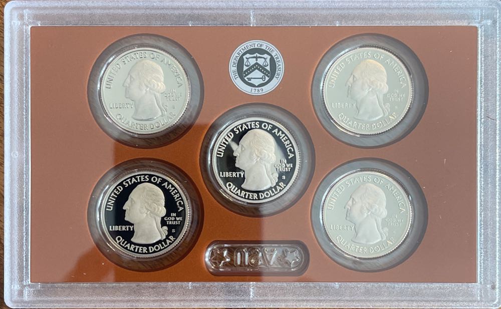 2019 US Mint Quarters Proof Set  coin collectible [Barcode 704786030076] - Main Image 2