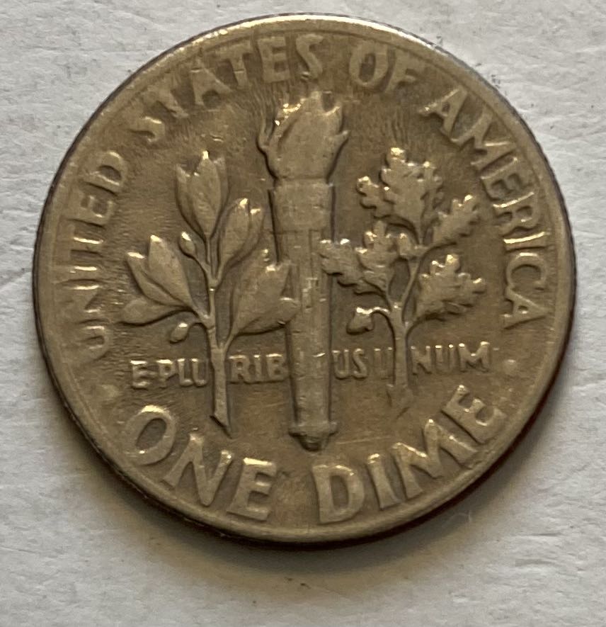 Dime Roosevelt 1972 D  coin collectible - Main Image 2