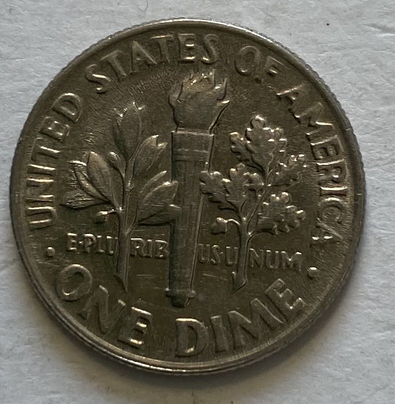 Dime Roosevelt 1968 D  coin collectible - Main Image 2