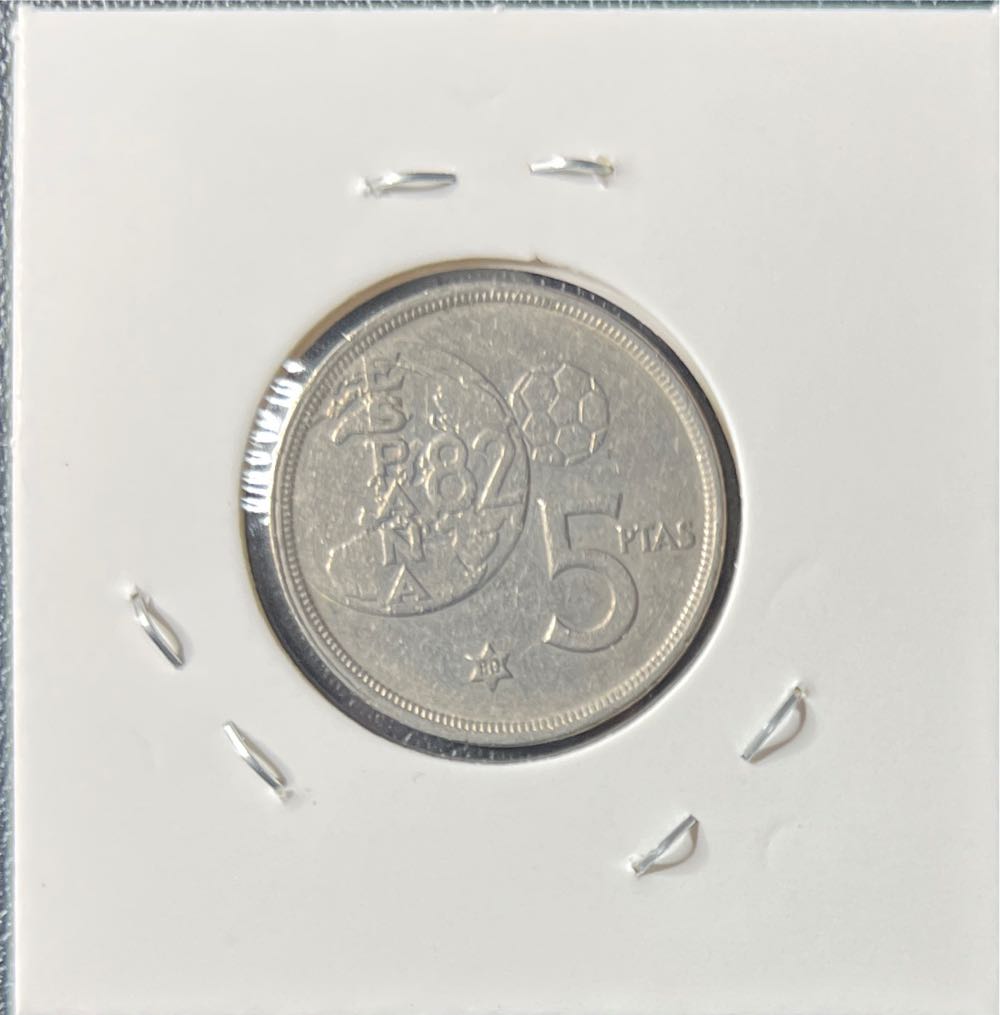 1980 Spain 5 Pasatas  coin collectible - Main Image 2