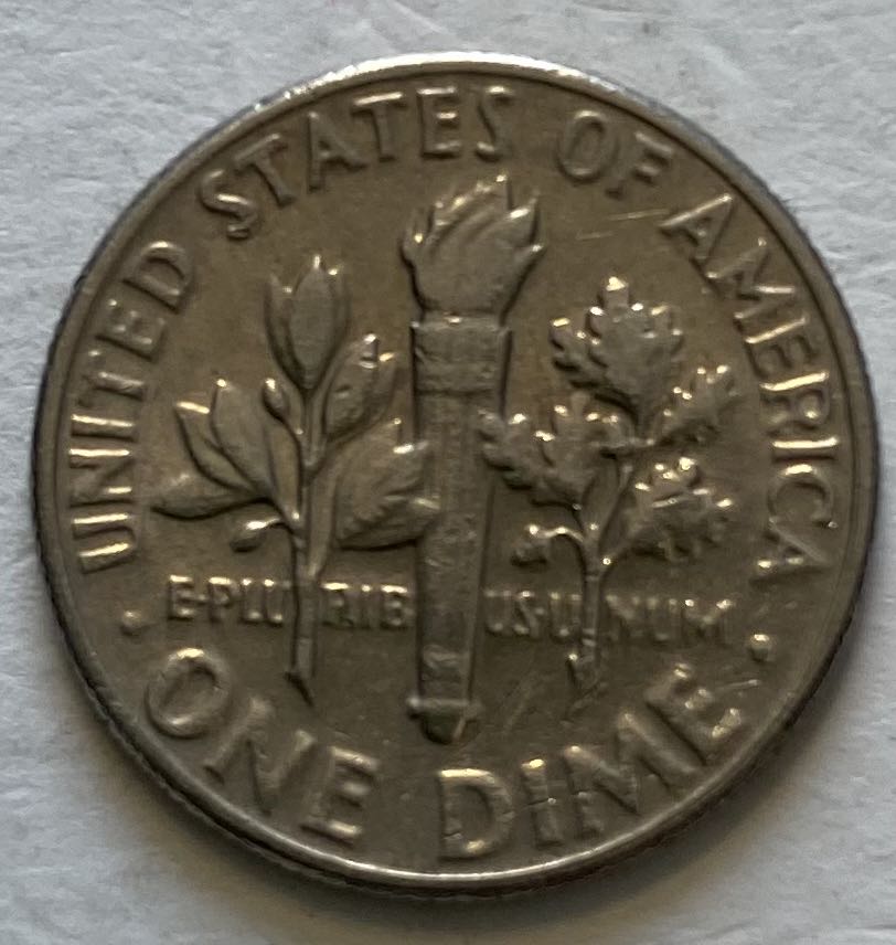 Dime Roosevelt 1980 D  coin collectible - Main Image 2