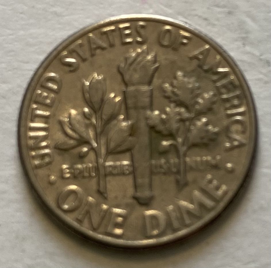 Dime Roosevelt 1977 D  coin collectible - Main Image 2