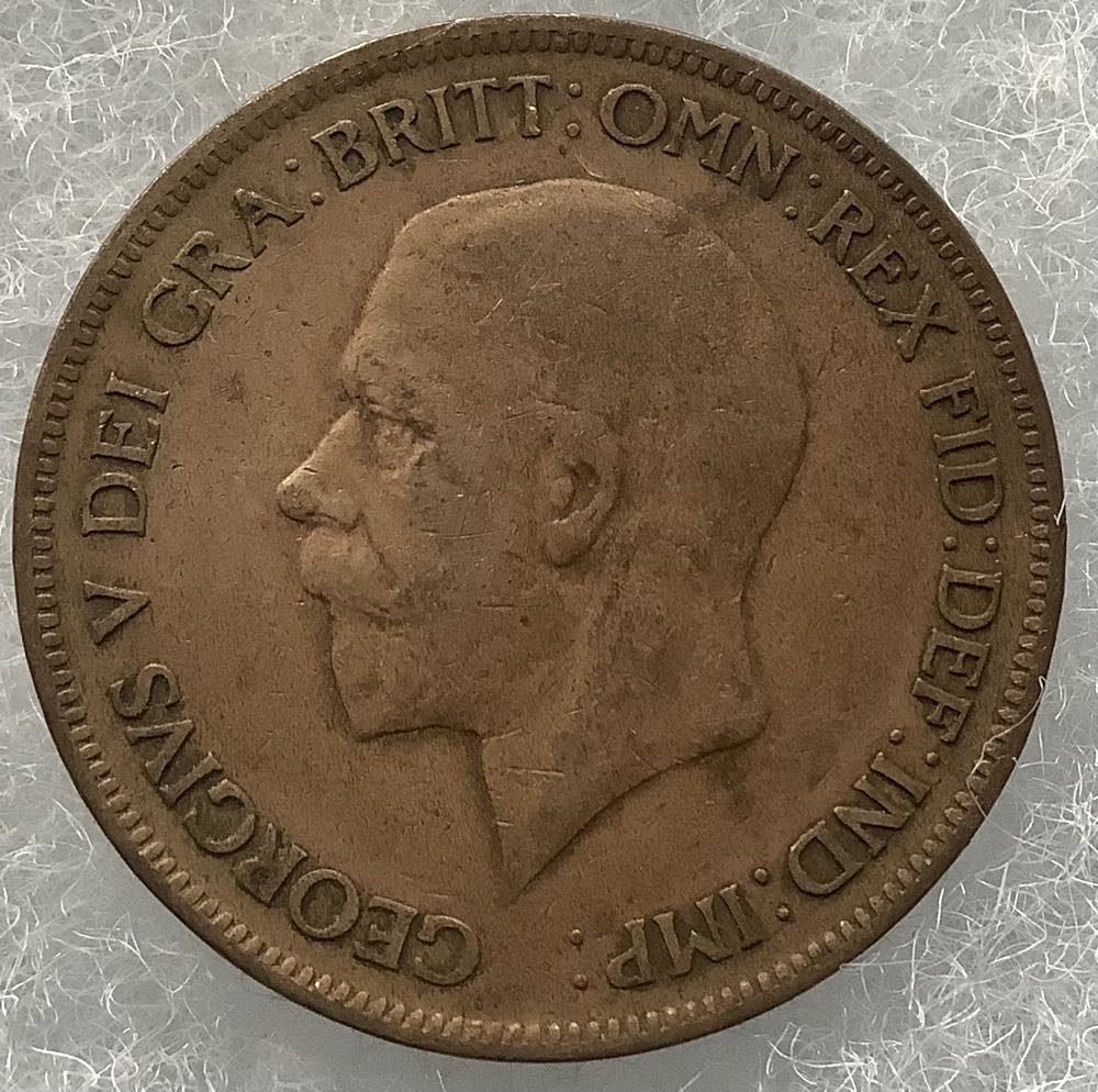 UK 1 Penny 1929  coin collectible - Main Image 2