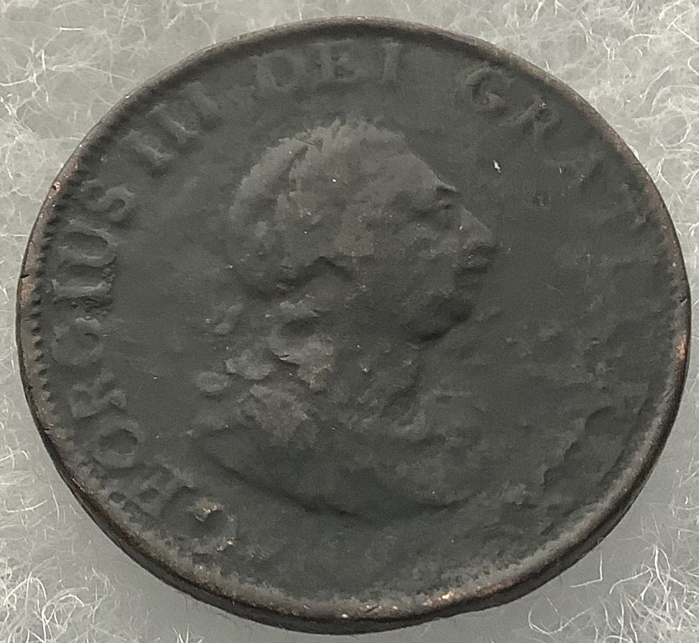 UK 1/2 Penny 1799  coin collectible - Main Image 2
