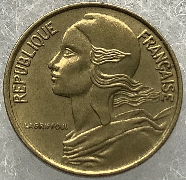 France 5 Centimes 1973  coin collectible - Main Image 2