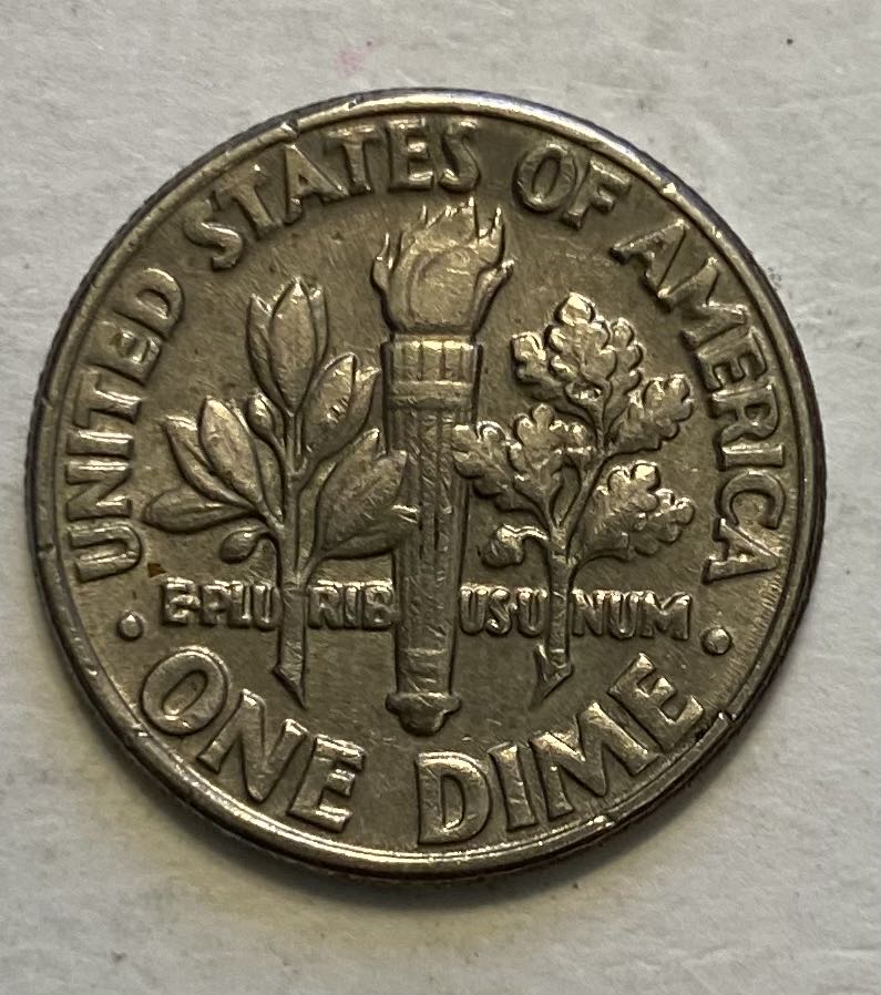 Dime Roosevelt 1984 D  coin collectible - Main Image 2
