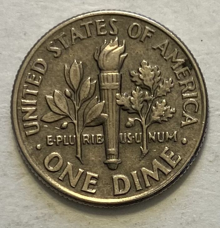 Dime Roosevelt 1990 D  coin collectible - Main Image 2