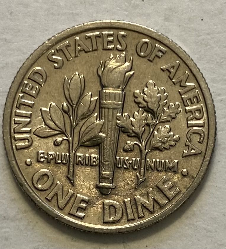 Dime Roosevelt 1991 P  coin collectible - Main Image 2