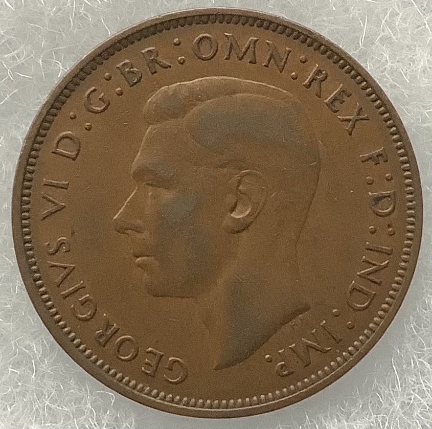 UK 1 Penny 1948  coin collectible - Main Image 2