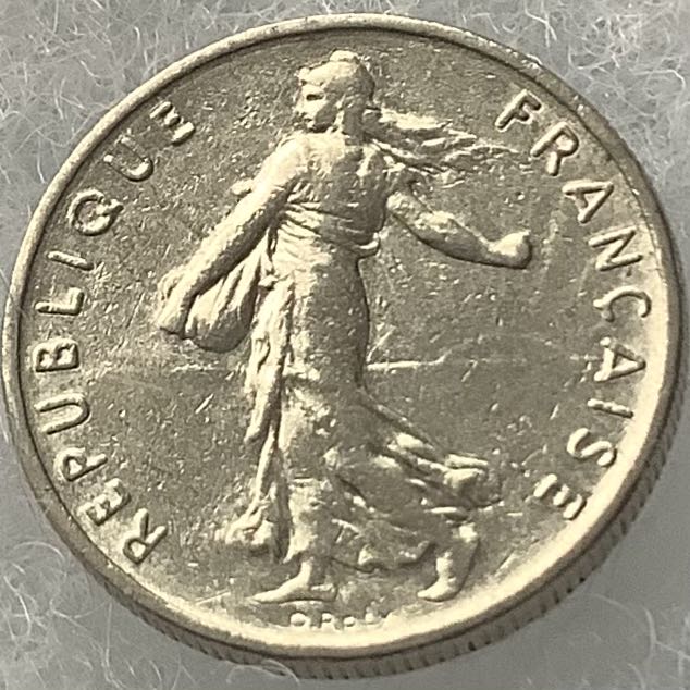 France 1/2 Franc 1969  coin collectible - Main Image 2