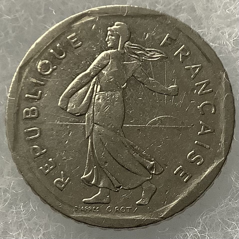 2 Francs, 1982  coin collectible - Main Image 2