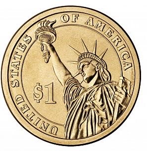 Presidential Dollar 1797-1801 John Adams  coin collectible - Main Image 2