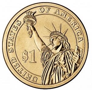 Dollar Presidential Golden 6th  coin collectible - Main Image 2