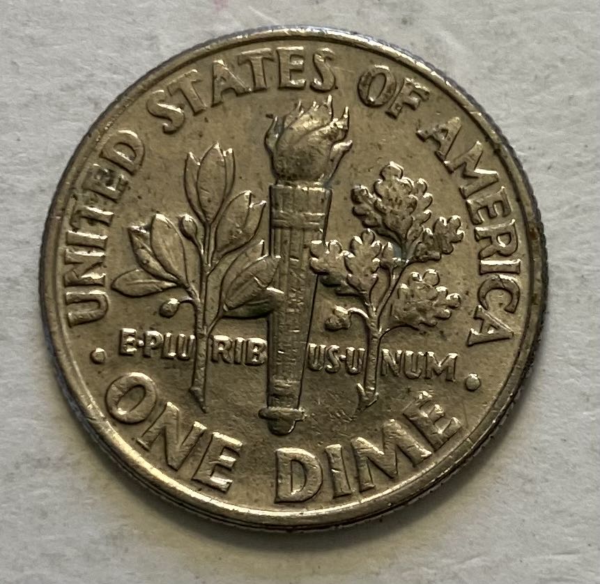 Dime Roosevelt 1996 D  coin collectible - Main Image 2