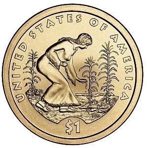 Sacagawea- Spread Of Three Sisters  coin collectible - Main Image 2