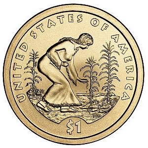 Sacagawea- Spread Of Three Sisters  coin collectible - Main Image 2