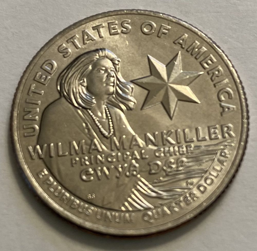 Quarter American Women- Wilma Mankiller  coin collectible - Main Image 2