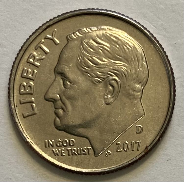 Dime Roosevelt 1977 D
