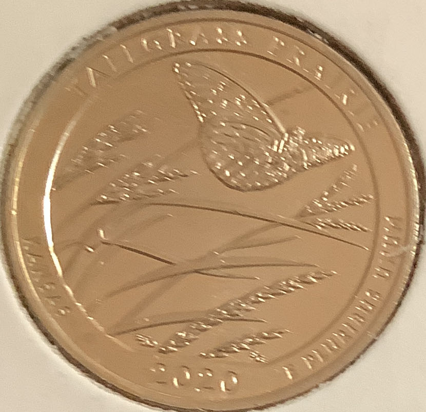 Kansas National Park Quarter W  coin collectible - Main Image 2