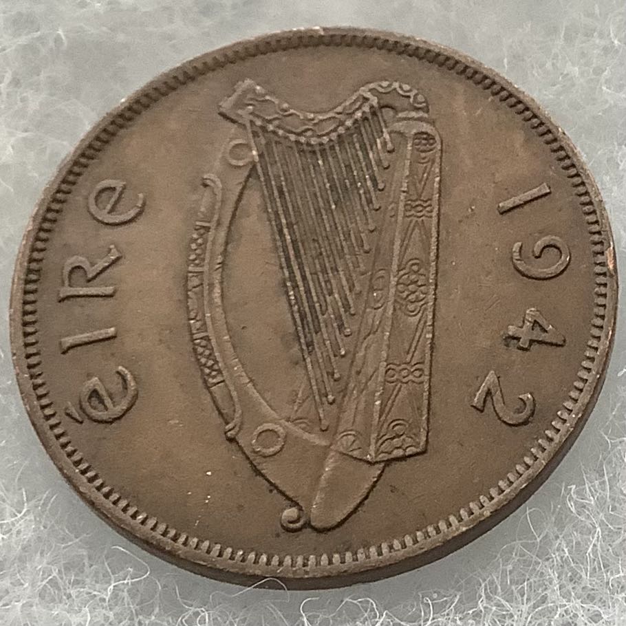 Ireland 1 Penny 1942  coin collectible - Main Image 2
