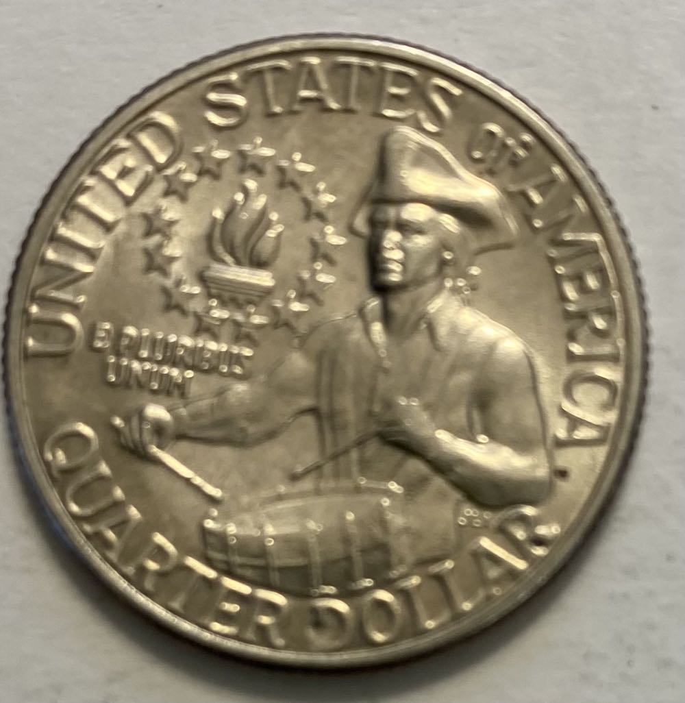 Quarter Washington- Bicentenial  coin collectible - Main Image 2