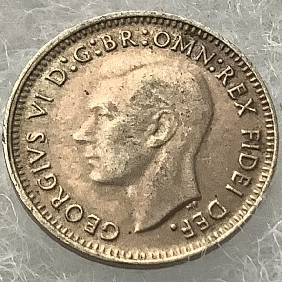 Australia 3 Pence 1948  coin collectible - Main Image 2