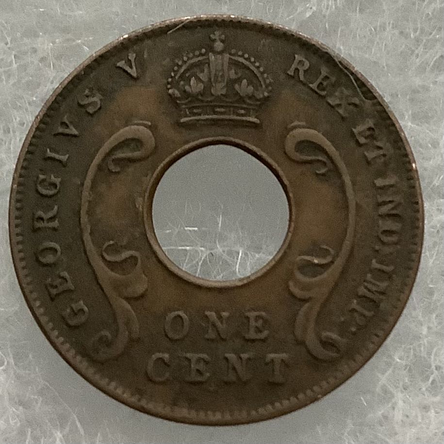 British East Africa 1 Cent 1927  coin collectible - Main Image 2