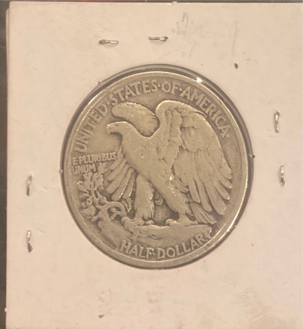 1936 Walking Liberty Half Dollar  coin collectible - Main Image 2