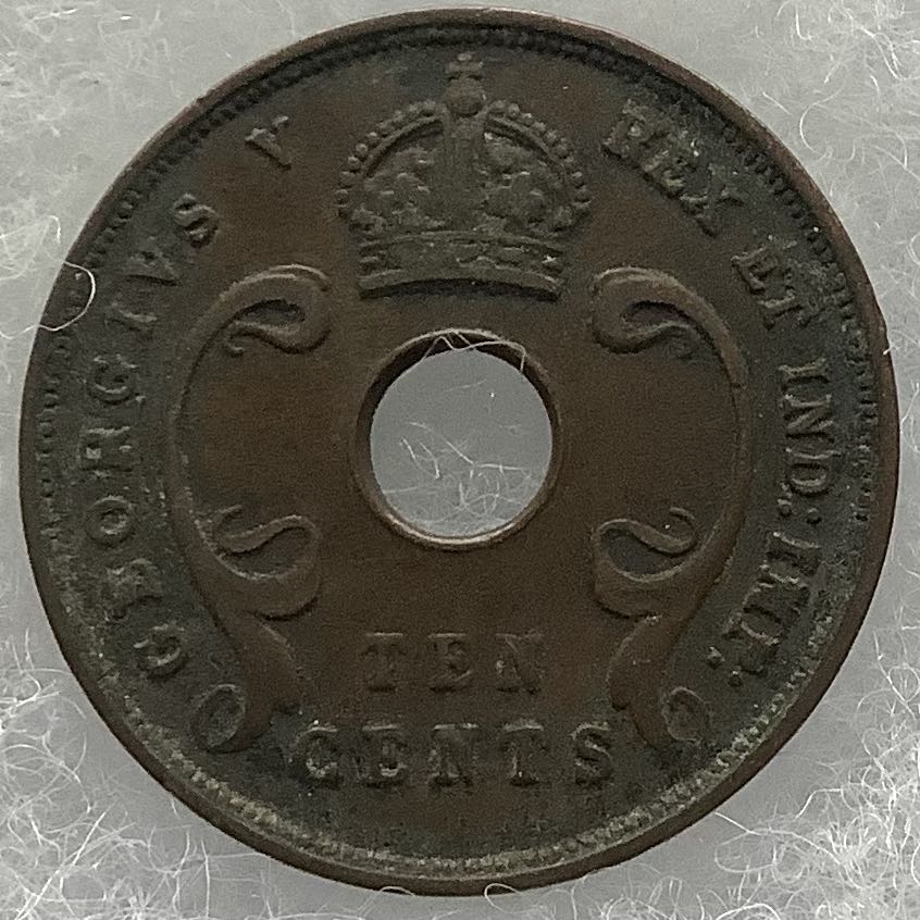 British East Africa 10 Cents 1934  coin collectible - Main Image 1