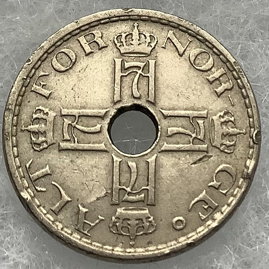 Norway 10 Ore 1927  coin collectible - Main Image 2