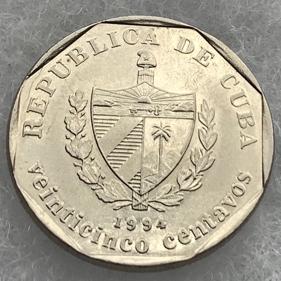 Cuba 25 Centavos 1994  coin collectible - Main Image 2