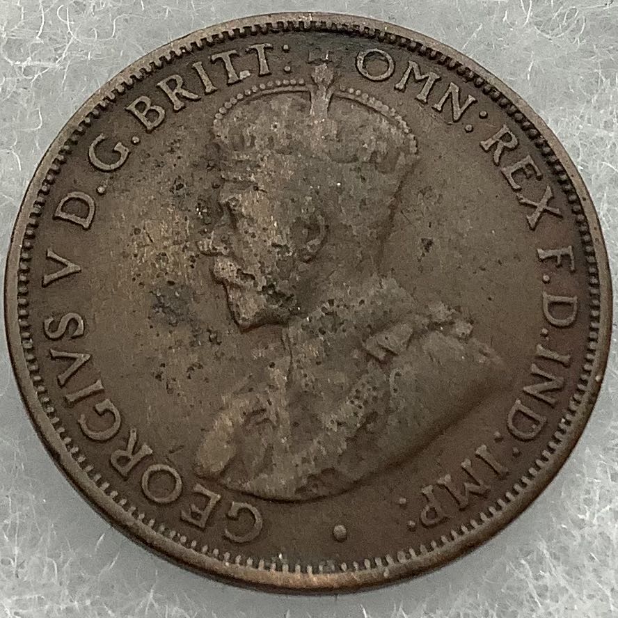 Australia 1/2 Penny 1917  coin collectible - Main Image 2