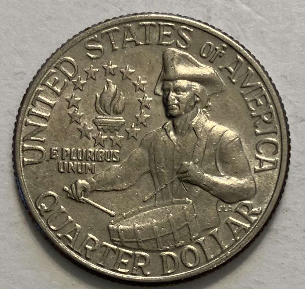Quarter Washington- Bicentenial  coin collectible - Main Image 2