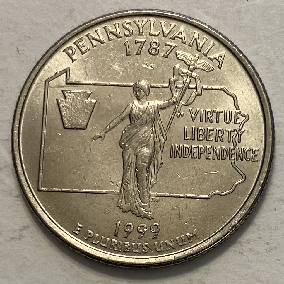 Quarter State PA PR S  coin collectible - Main Image 2