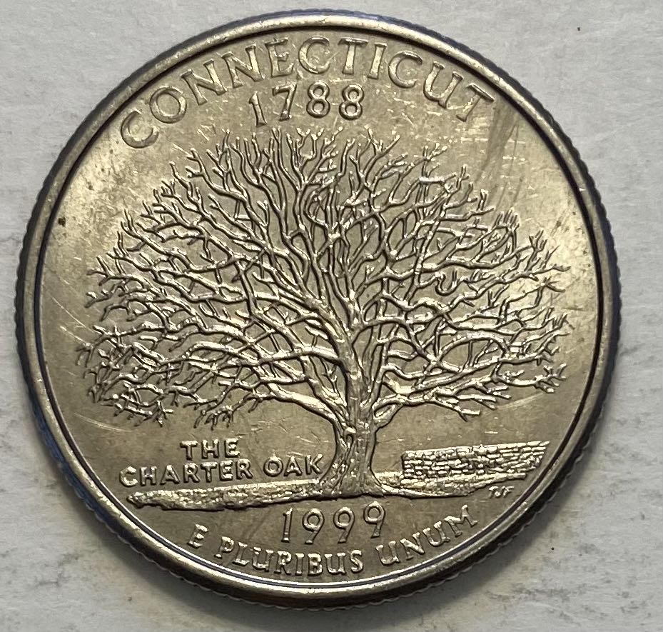 State Quarter Connecticut 1999-P  coin collectible - Main Image 2