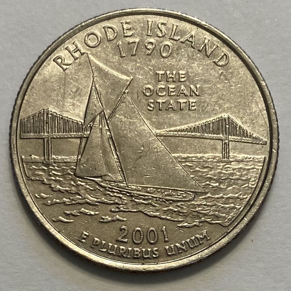 Quarter State- Rhode Island  coin collectible - Main Image 2