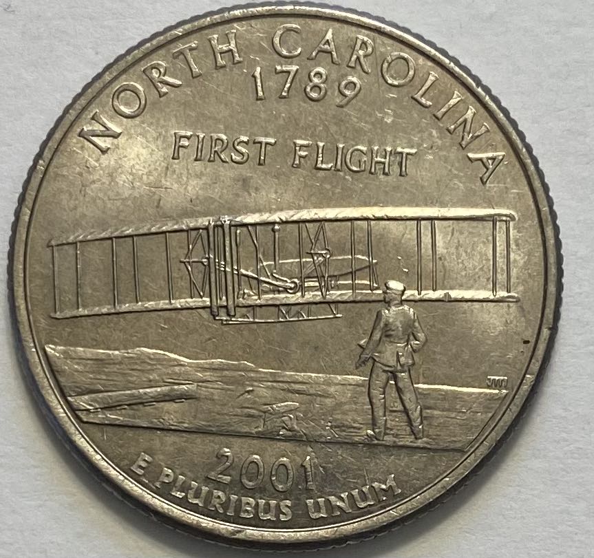 Quarter State- North Carolina  coin collectible - Main Image 2