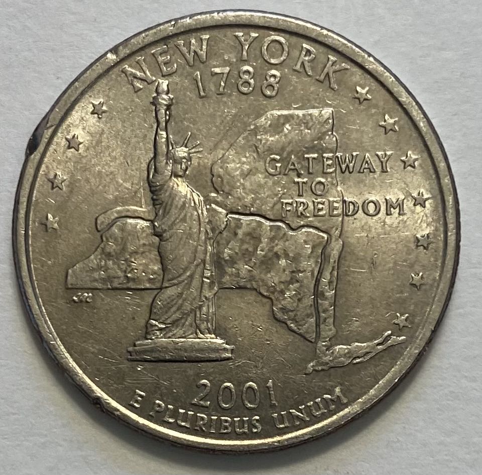New York 2001 (P)  coin collectible - Main Image 2