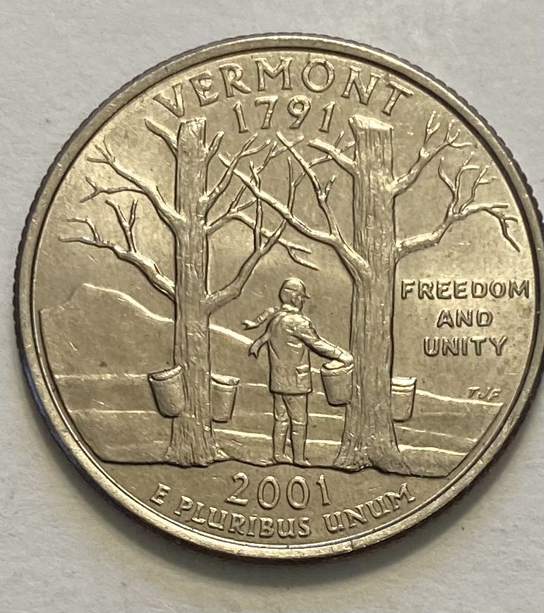 Vermont 2001 (D)  coin collectible - Main Image 2
