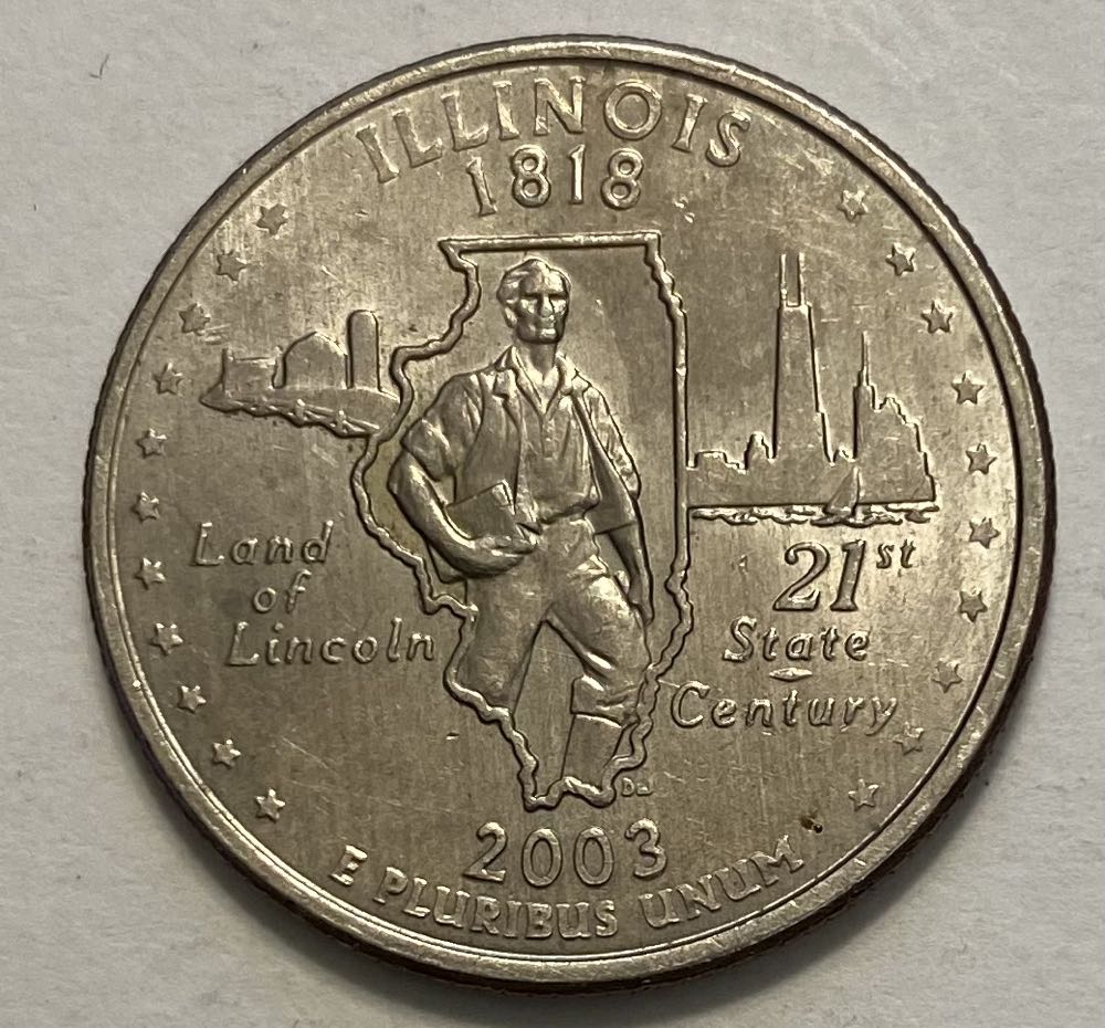 Quarter State- Illinois  coin collectible - Main Image 2