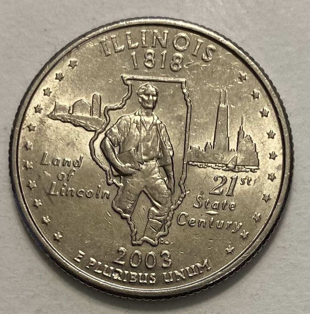 Quarter State- Illinois  coin collectible - Main Image 2