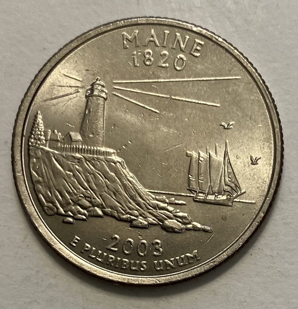Quarter State- Maine  coin collectible - Main Image 2