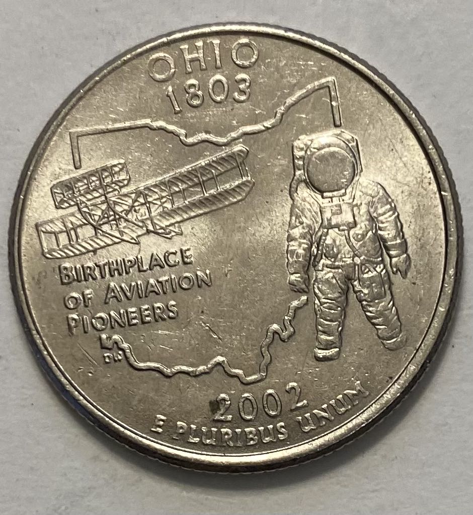 Quarter State- Ohio Gold Plated  coin collectible - Main Image 2