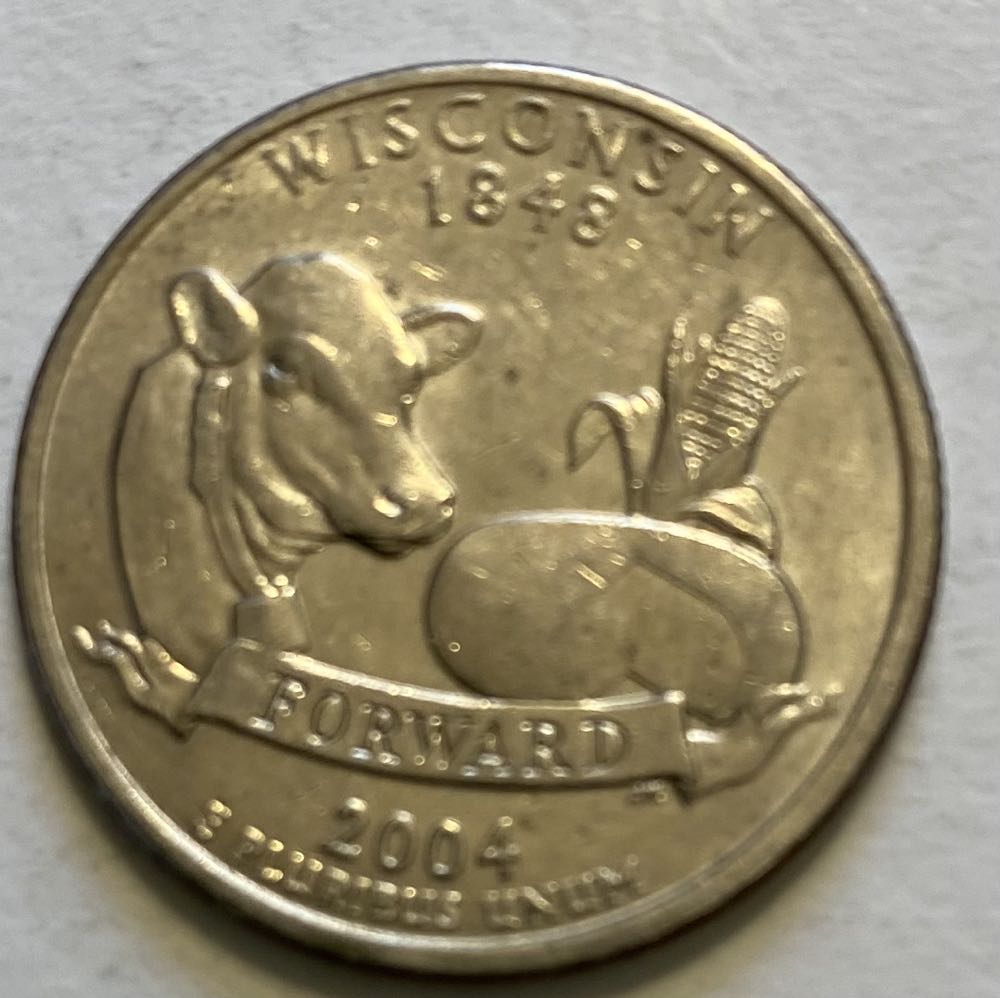 Quarter State- Wisconsin  coin collectible - Main Image 2