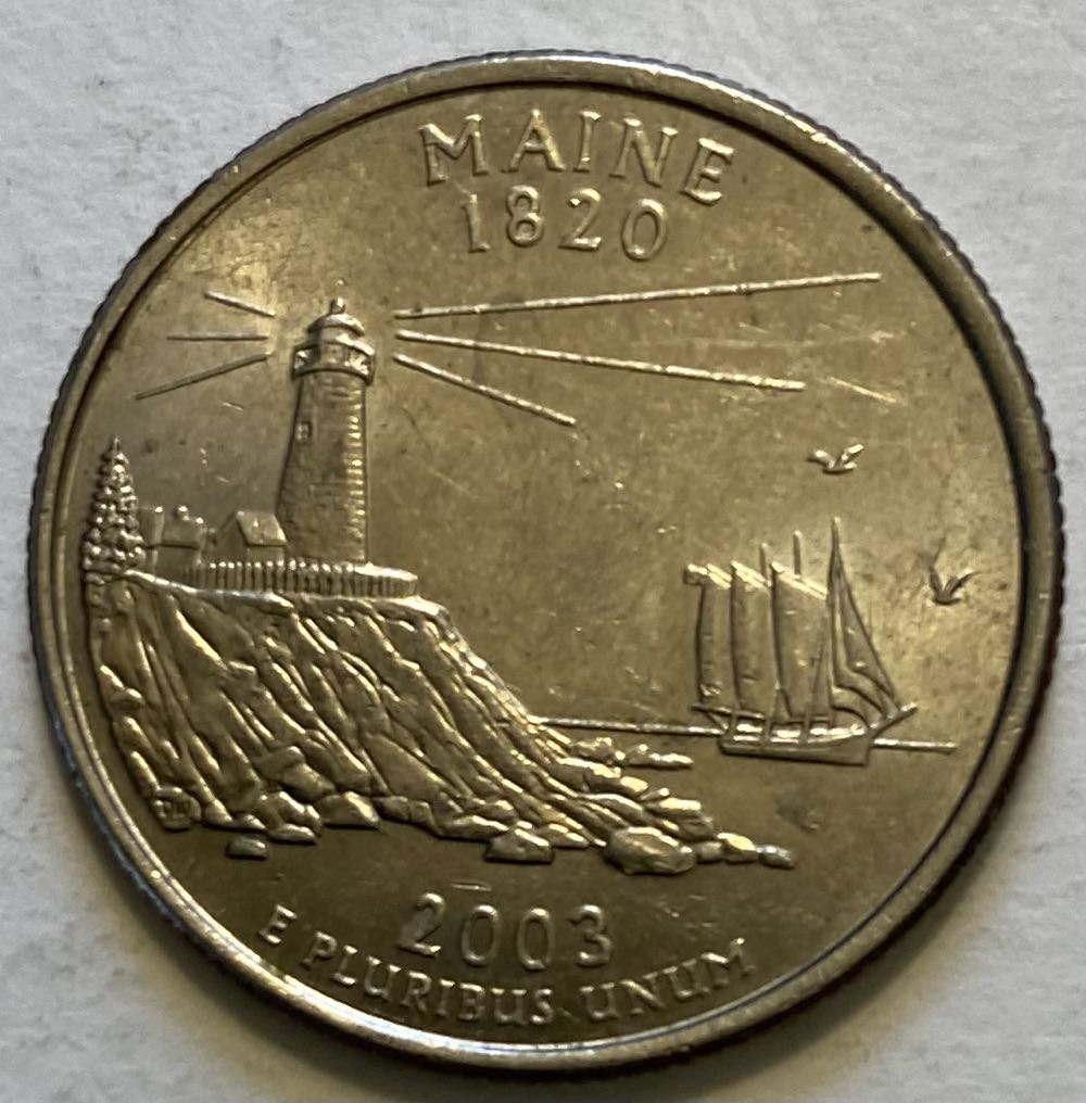 Quarter State- Maine  coin collectible - Main Image 2