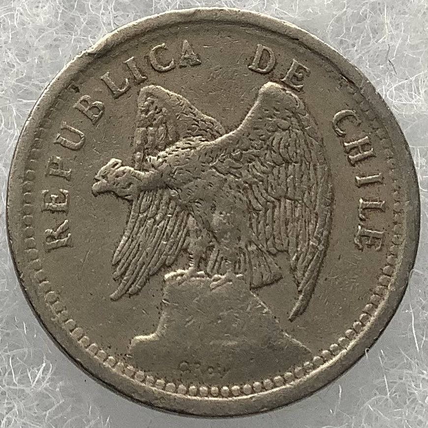 Chille 20 Centavos 1933  coin collectible - Main Image 2